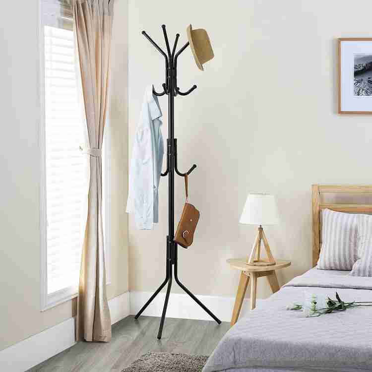 Afflatus Steel Floor Cloth Dryer Stand 12 Hooks Cloth Stand Cloth Hanging Stand for Bedroom Hanging Coat Stand Rack Price in India Buy Afflatus Steel Floor Cloth Dryer Stand 12 Hooks