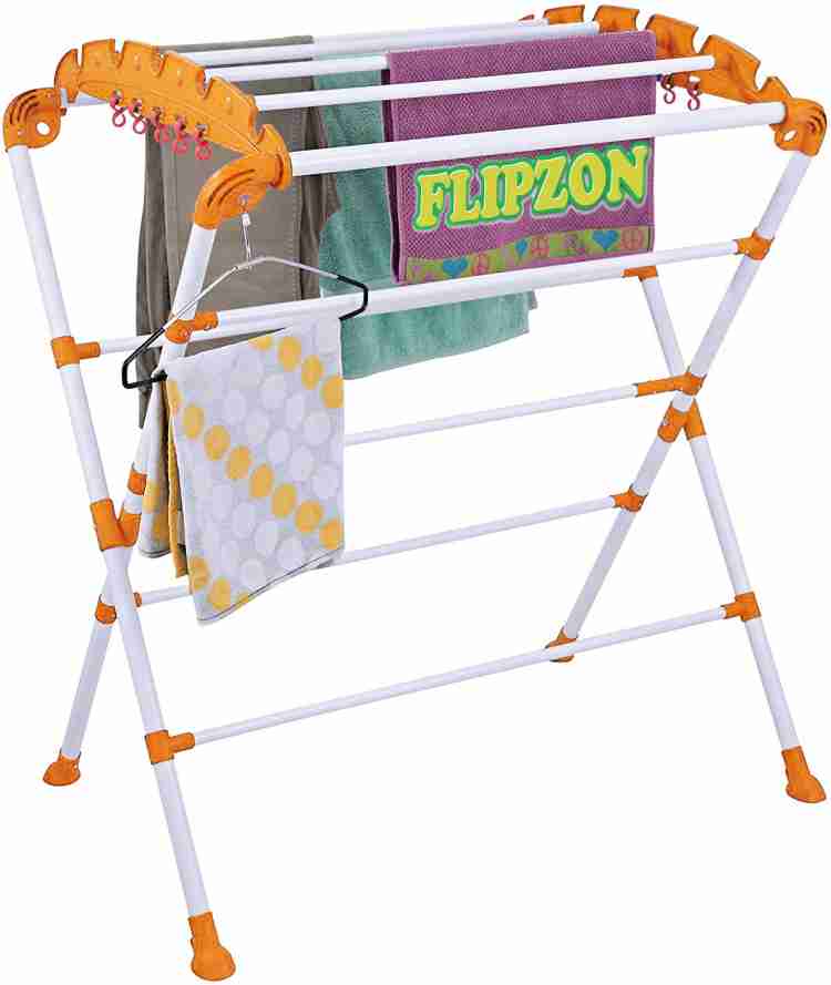 FLIPZON Steel Floor Cloth Dryer Stand Premium Cloth Dryer Stand Mini Sumo Pre Assembled Price in India Buy FLIPZON Steel Floor Cloth Dryer Stand Premium Cloth Dryer Stand