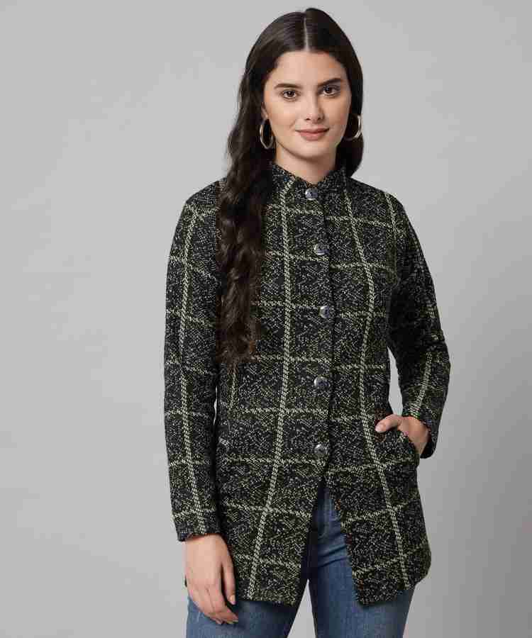 MYLES WOOLEN Checkered Coat Buy MYLES WOOLEN Checkered Coat Online at Best Prices in India Flipkart