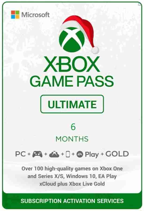 Xbox game pass ultimate 6 best sale months