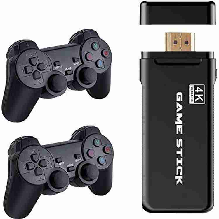 USB Wireless Console Game Stick Video Game Console Built in 3000 Classic Games 8 Bit Mini Retro Controller HDMI Output Dual Player 4K Ultra HD Game Stick Limited Edition Price in India