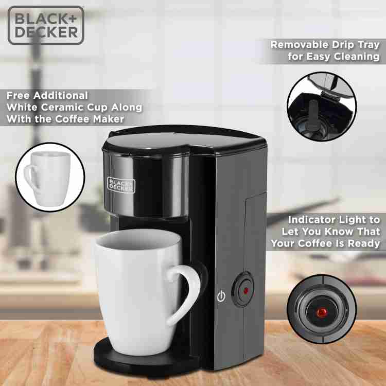 Black and decker shop coffee maker one cup