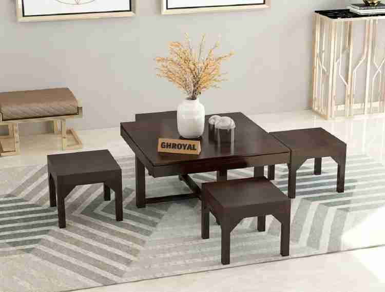 Coffee table 2024 with 4 stools