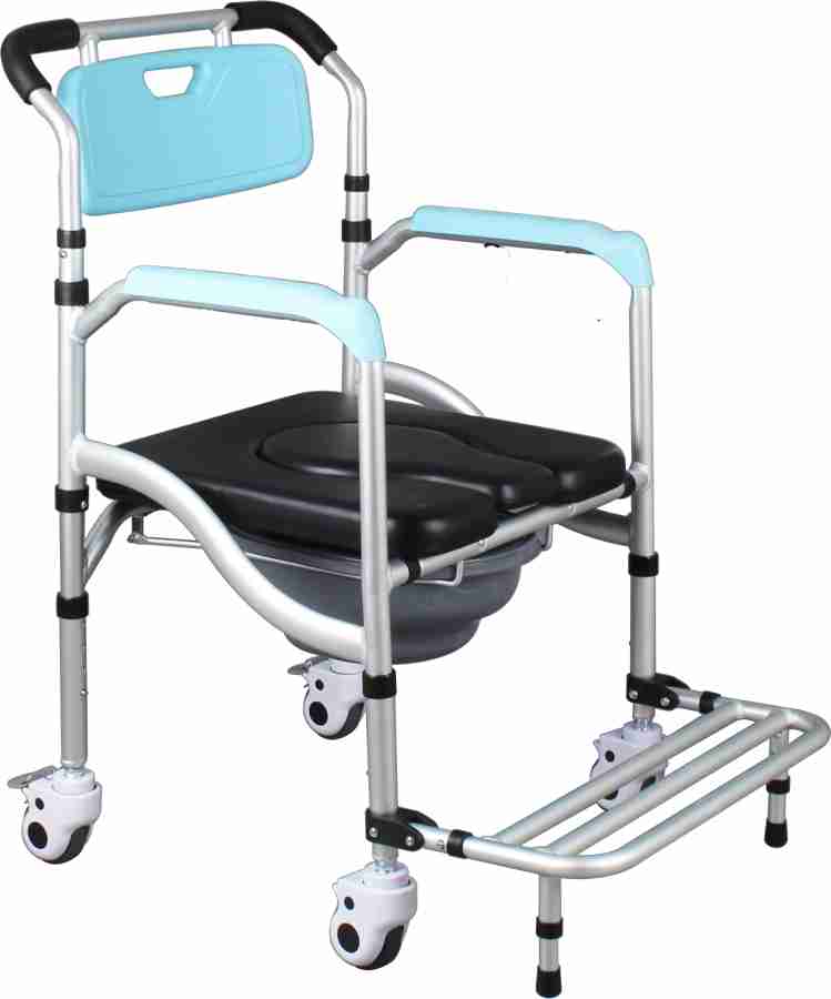 veayva Toilet Commode shower Wheelchair foldable Height