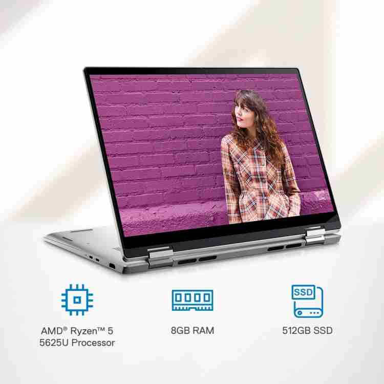 DELL Inspiron AMD Ryzen 5 Hexa Core 5625U - (8 GB/512 GB SSD/Windows 11 Home)  New Inspiron 14 2-in-1 2 in 1 Laptop Rs.98833 Price in India - Buy DELL  Inspiron AMD