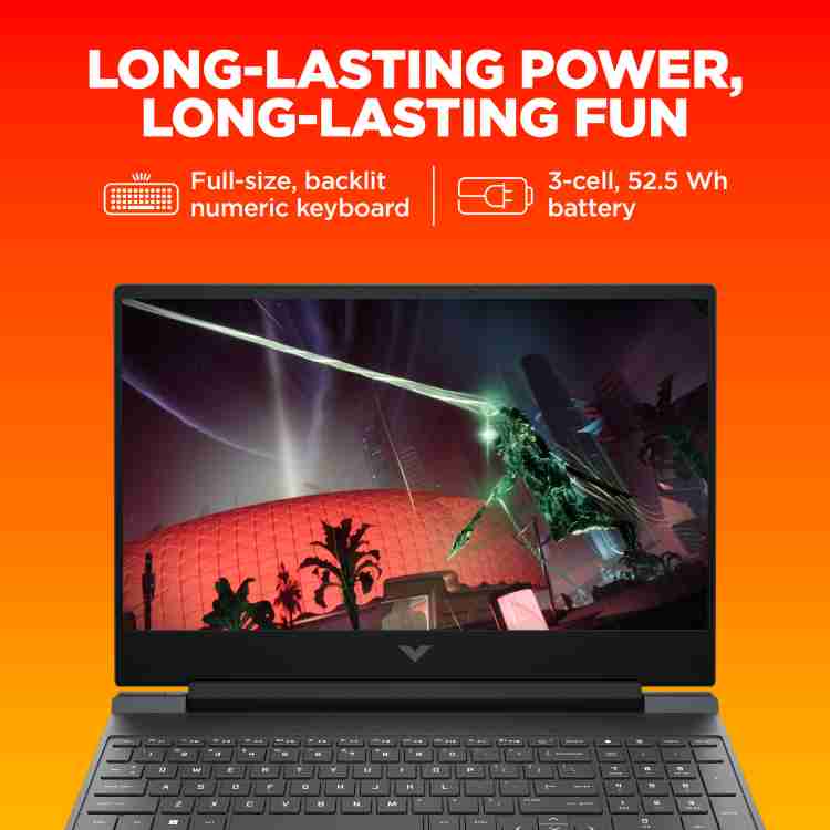 HP Victus Gaming Latest 12th Gen Intel Core i5 12450H Processor 15.6  inch(39.6 cm) FHD Gaming Laptop (8GB RAM/512GB SSD/GTX 1650 4GB  Graphics/144Hz/BL