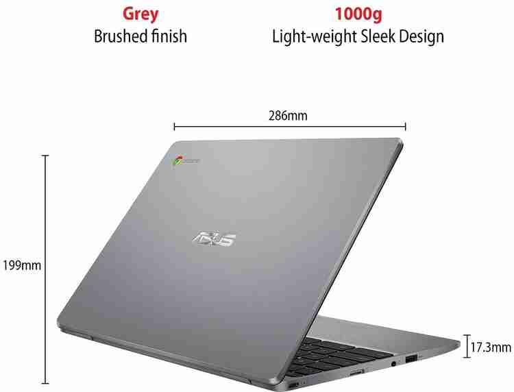 ASUS Chromebook Intel Celeron Dual Core N3350 - (4 GB/32 GB EMMC 