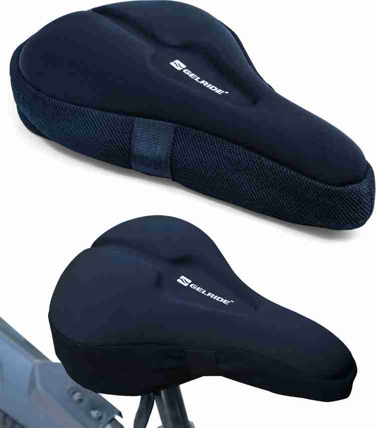 GELRIDE Premium 3D Gel Bicycle Saddle Seat Cushion Cover for Indoor Outdoor Cycling Bicycle Seat Cover Free Size Buy GELRIDE Premium 3D Gel Bicycle Saddle Seat Cushion Cover for Indoor Outdoor