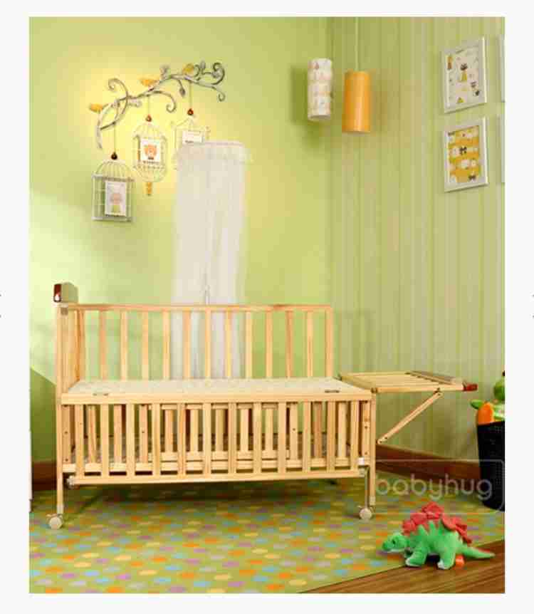 Babyhug 2024 wooden cot