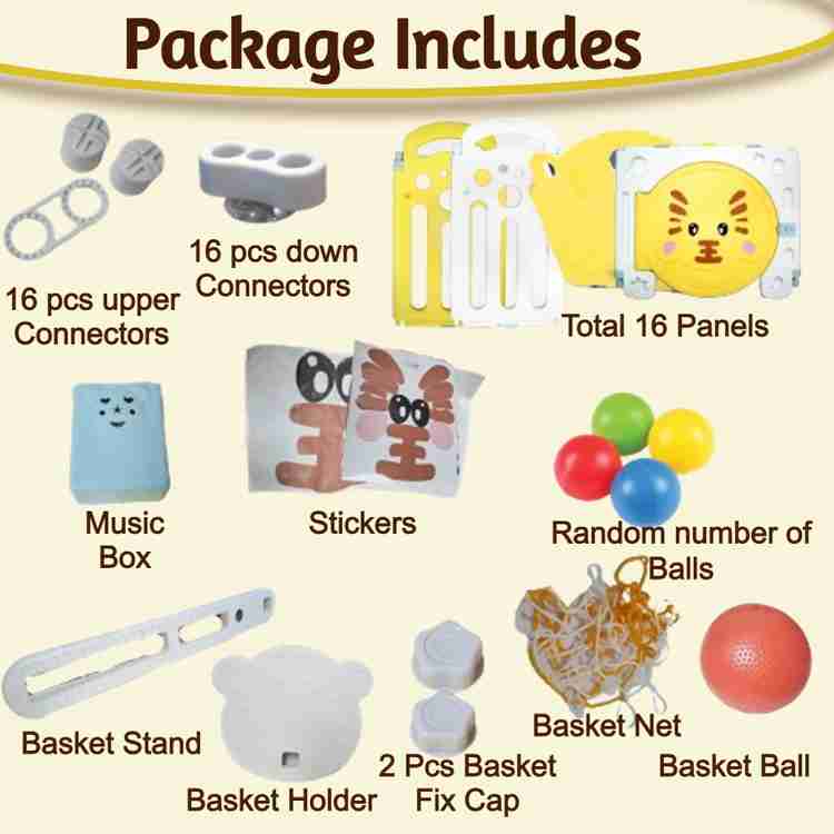 16 panel baby store playpen