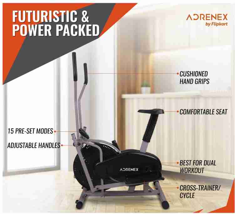 Adrenex by Flipkart Orbitrek Exercise Cross Trainer Fitness Machine for Home Gym Cardio Workout Cross Trainer Buy Adrenex by Flipkart Orbitrek Exercise Cross Trainer Fitness Machine for Home Gym Cardi...