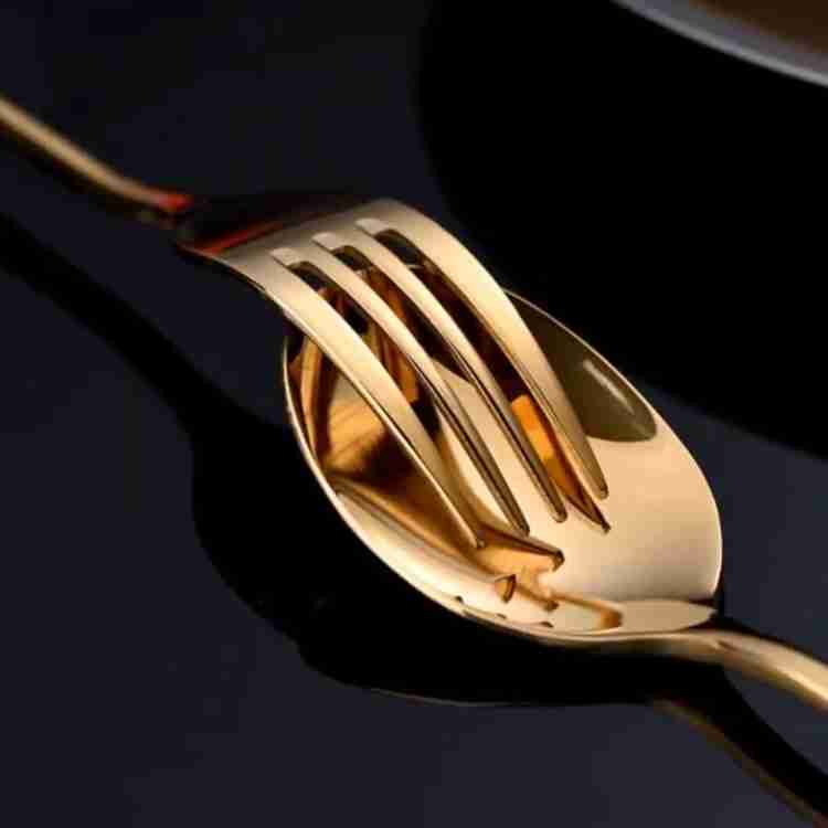 Golden tableware outlet