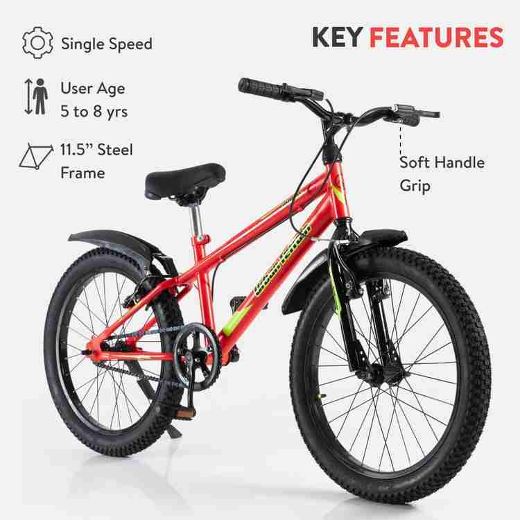 Urban Terrain Upbeat Steel Frame Kids Cycles for 5 8 Years 20 T Hybrid Cycle City Bike Price in India Buy Urban Terrain Upbeat Steel Frame Kids Cycles for 5 8 Years 20 T