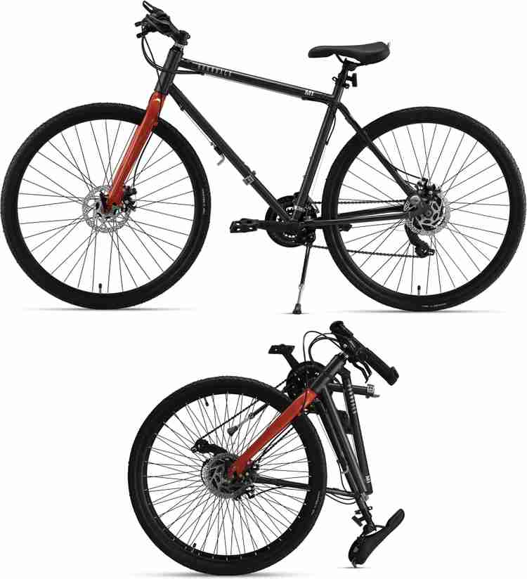 HORNBACK M1 World First Diamond Frame 28 Wheel 21 Speed Shimano Gears 28 T Folding Bikes Folding Cycle