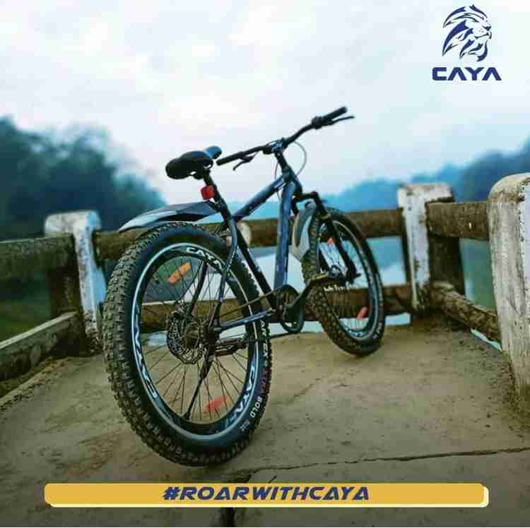 CAYA WARRIOR 26 Dual Disc Triple Alloy Rims Front Shocker 26 T Fat Tyre Cycle Price in India Buy CAYA WARRIOR 26 Dual Disc Triple Alloy Rims Front Shocker 26 T