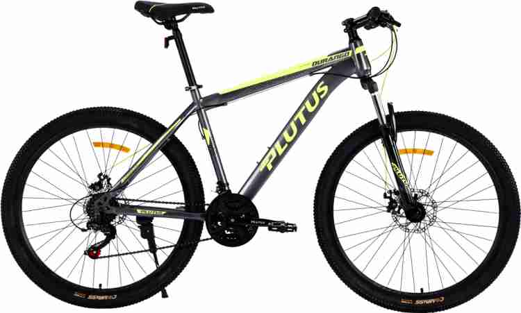 Plutus Durango MTB Cycle with Dual Disc Brake Multi Speed Grey