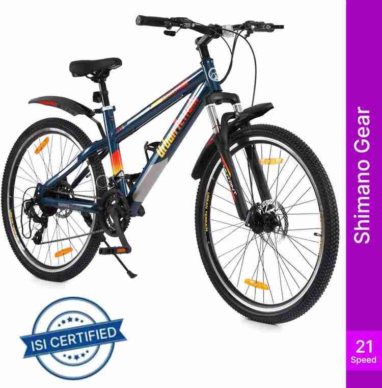 Urban Terrain Mutant 27.5Blue Steel MTB With 21 Shimano Gear