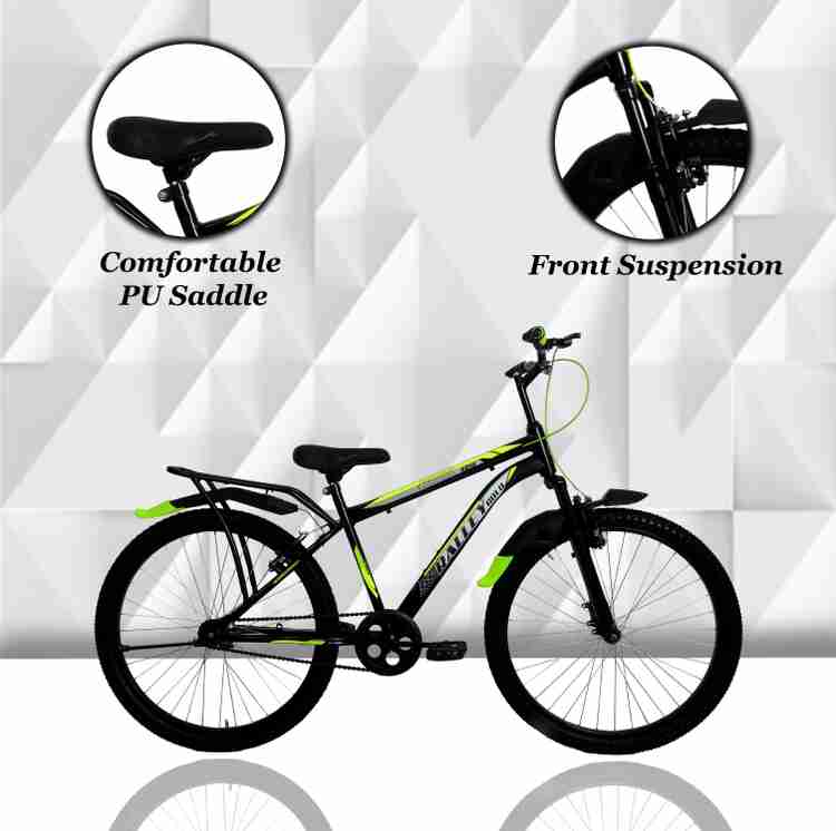 Ralley Gold KRYO 26T Bicycle with Carrier Front Suspension and Dual Power Brakes 26 T Mountain Cycle Price in India Buy Ralley Gold KRYO 26T Bicycle with Carrier Front Suspension and Dual Power Brakes...