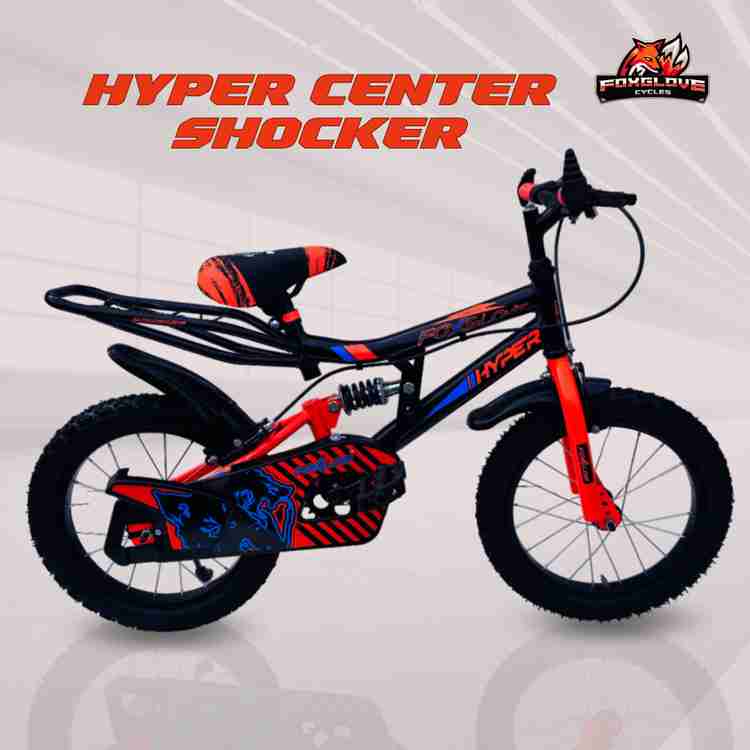 FOXGLOVE HYPER 16 INCH REAR SHOCKER KID S CYCLE FOR AGE 5 TO 8 YRS FULL FITTED 16 T Road Cycle Price in India Buy FOXGLOVE HYPER 16 INCH REAR SHOCKER KID S