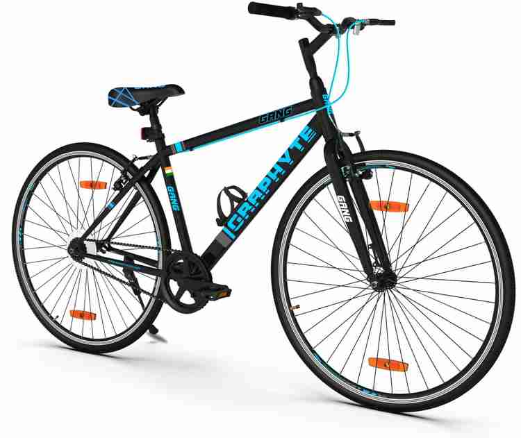 GANG Cycles GRAPHYTE Single Speed Rigid Suspension 700C V Brake
