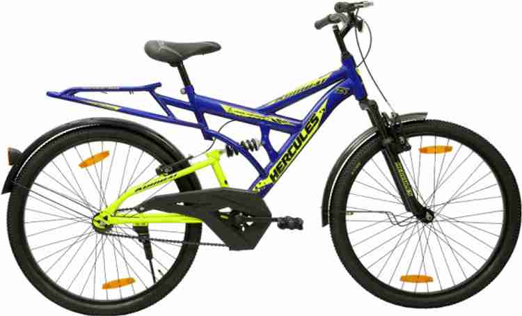 HERCULES KOMBAT ZX IBC Wheel Size 24 DUAL Suspension POWER Brake 24 T Roadster Cycle Price in India Buy HERCULES KOMBAT ZX IBC Wheel Size 24