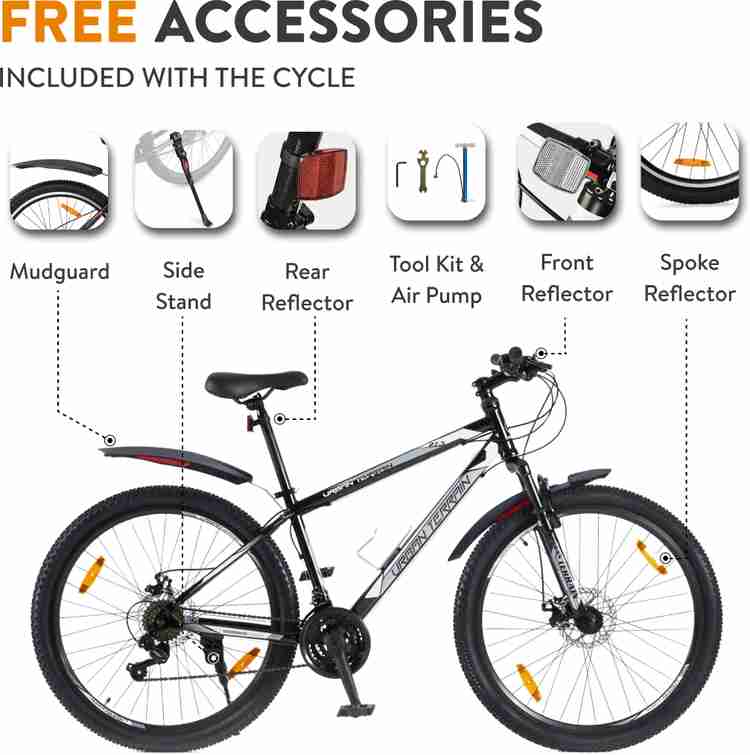 Urban terrain top mountain bike