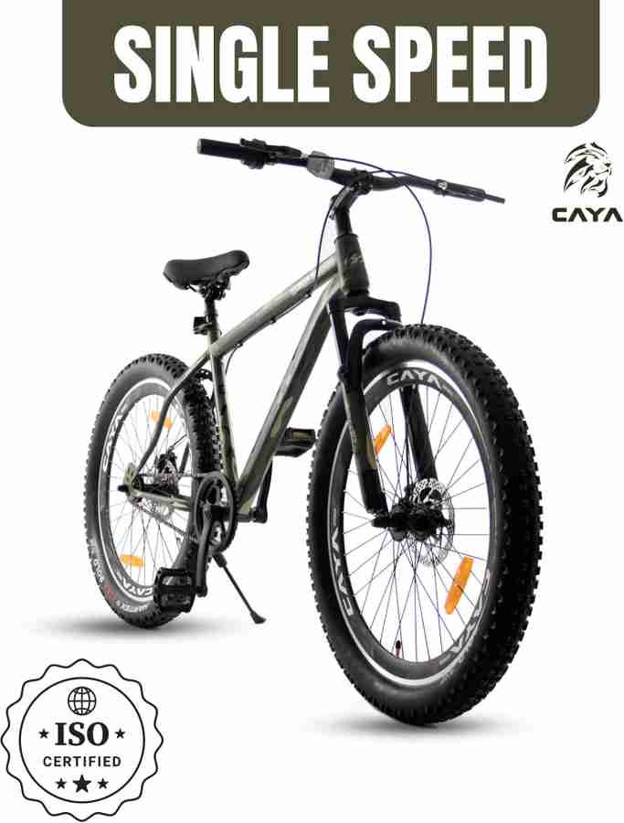 Olive green shop bike