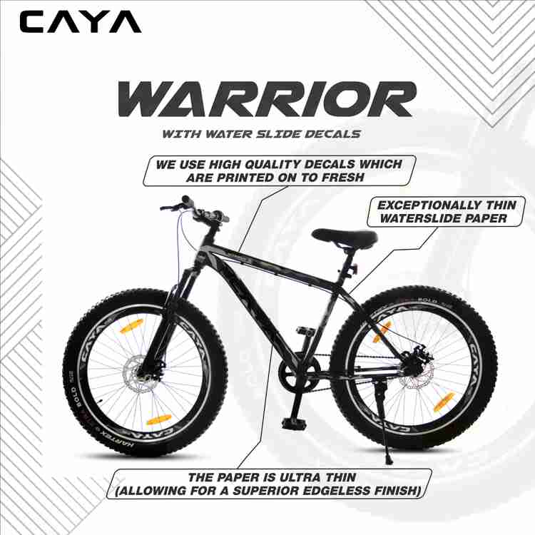 CAYA WARRIOR 26 Dual Disc Triple Alloy Rims Front Shocker 26 T Fat Tyre Cycle
