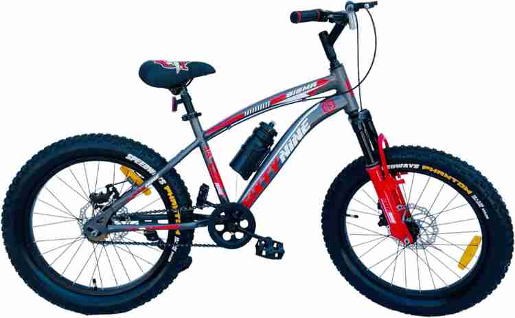FOXGLOVE SIXTY NINE 20.300 HARTEX GREY RED FOR 5 PLUS AGE 90 FITTED 20 T Fat Tyre Cycle Price in India Buy FOXGLOVE SIXTY NINE 20.300 HARTEX GREY RED