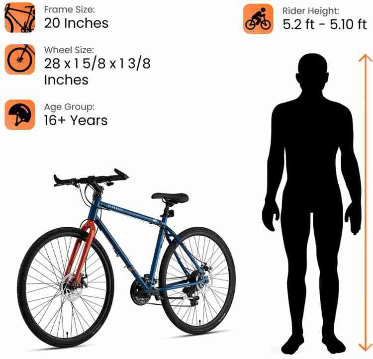 Mens hybrid bike 20 inch frame outlet