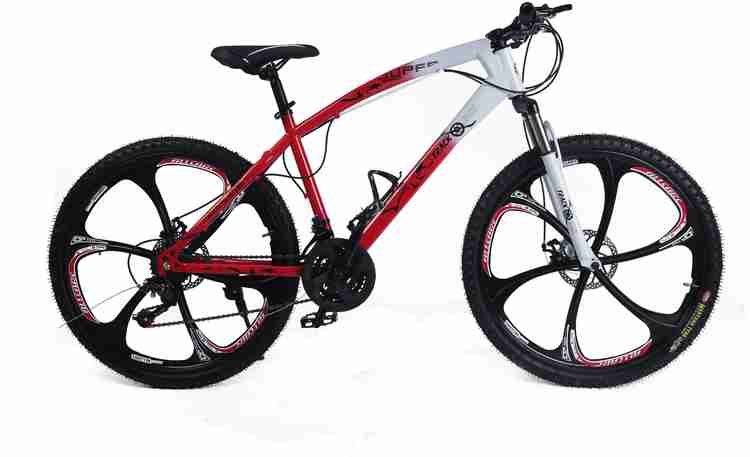 Gear cycle with alloy wheels outlet