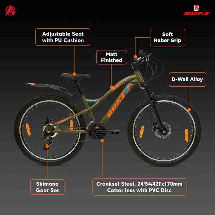 Avon Cycles Buke Pablo26T MTB 26Inche Wheel Size 18Inch Steel Frame Hybrid Cycle 26 T Hybrid Cycle City Bike Price in India Buy Avon Cycles Buke Pablo26T MTB 26Inche Wheel Size 18Inch Steel Frame Hybr...