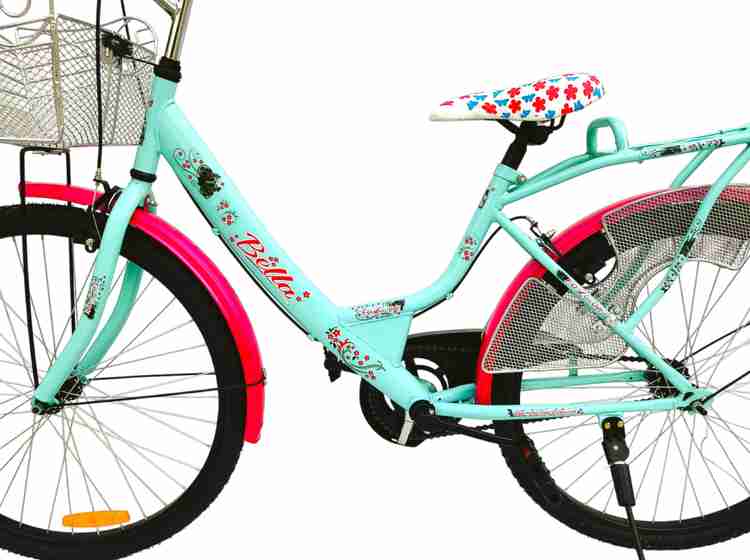 FOXGLOVE BELLA 24 INCH LADY BICYCLE AQUA GREEN FOR AGE 7 PLUS YRS 85 FITTED 24 T Road Cycle Price in India Buy FOXGLOVE BELLA 24 INCH LADY BICYCLE AQUA GREEN
