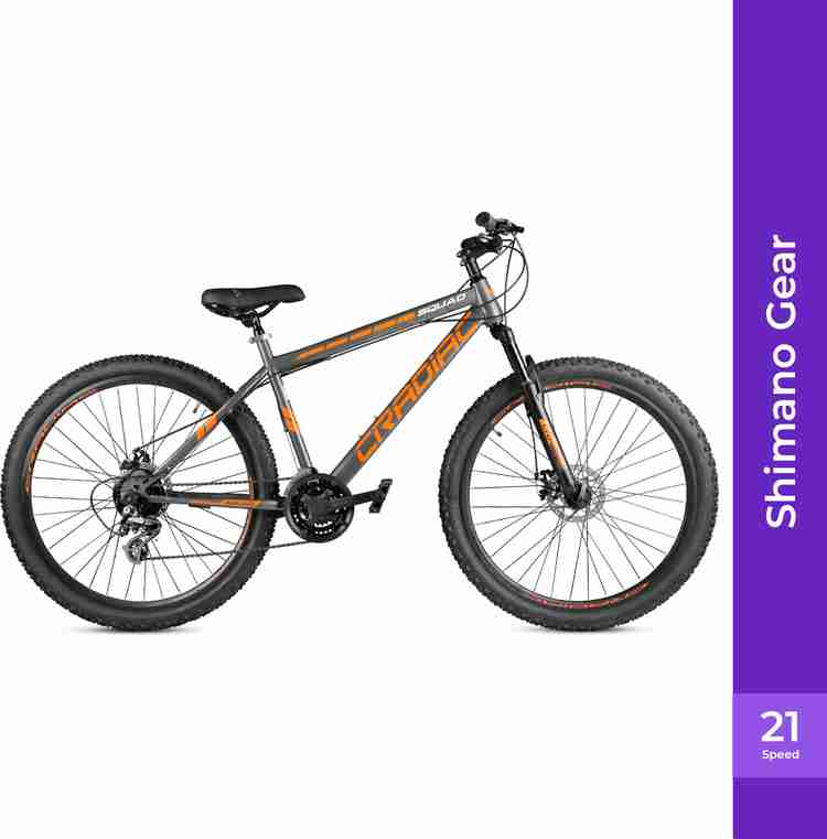 CRADIAC SQUAD 21 GREY ORANGE 29 T Mountain Hardtail Cycle Price in