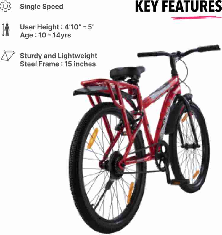 24 red mountain discount bike