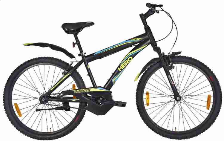HERO CYCLES RANGER Wheel Size 26 FRONT Suspension POWER Brake 26 T Mountain Hardtail Cycle Price in India Buy HERO CYCLES RANGER Wheel Size 26 FRONT Suspension