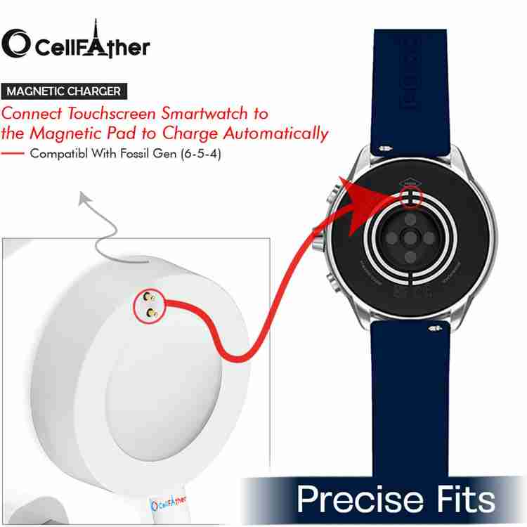 CellFAther Magnetic Charging Cable 1 m Smartwatch Rapid Magnetic Cable Charger Suitable For Fossil Gen 6 Gen 5 Gen 4 CellFAther Flipkart
