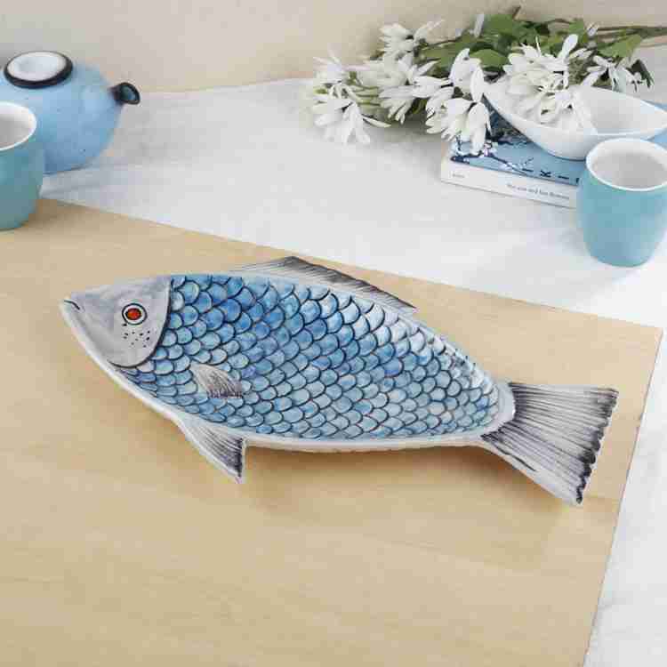 Fish platters pottery shop