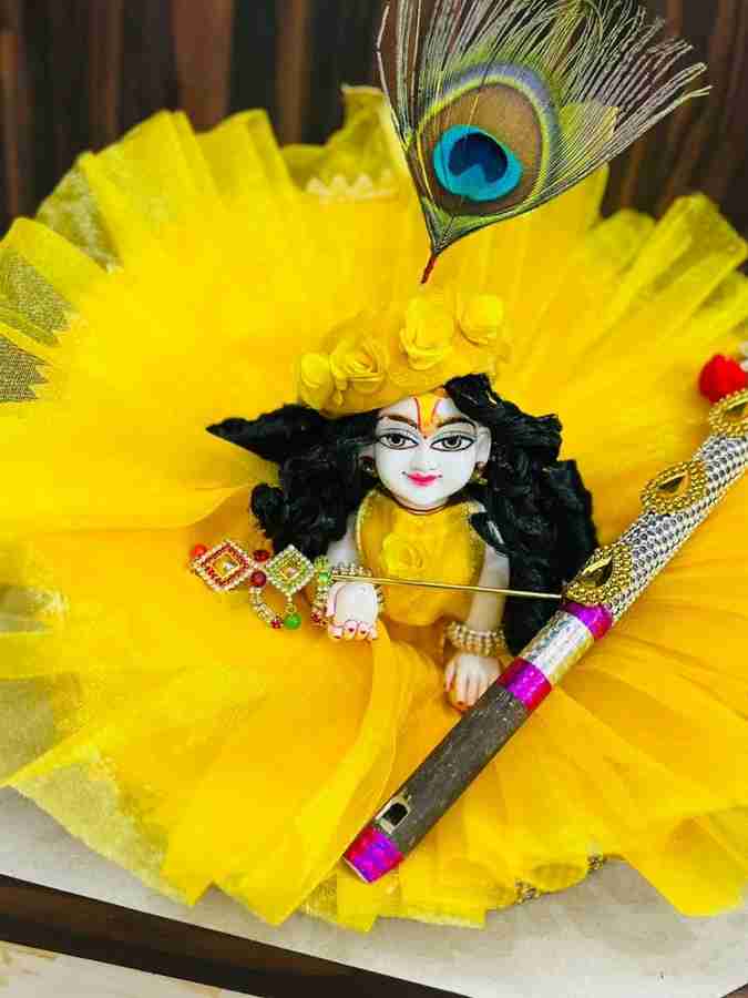 Amazon.com: Desi Haat Fancy Laddu Gopal Ji Dress for Krishna