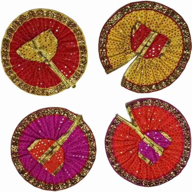 NAVR Laddu Gopal Dress Size 2 No Bhagwaan Ki Poshaak Kana ji dress Pack of 4 Dress Price in India Buy NAVR Laddu Gopal Dress Size 2 No Bhagwaan Ki Poshaak