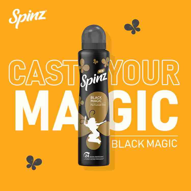 Spinz black 2025 magic deo