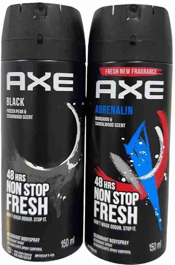 AXE ADRENALIN BLACK COMBO Deodorant Spray For Men Price in