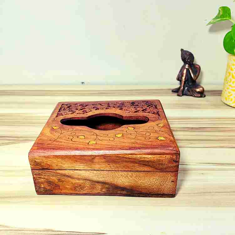 Antique top tissue holder