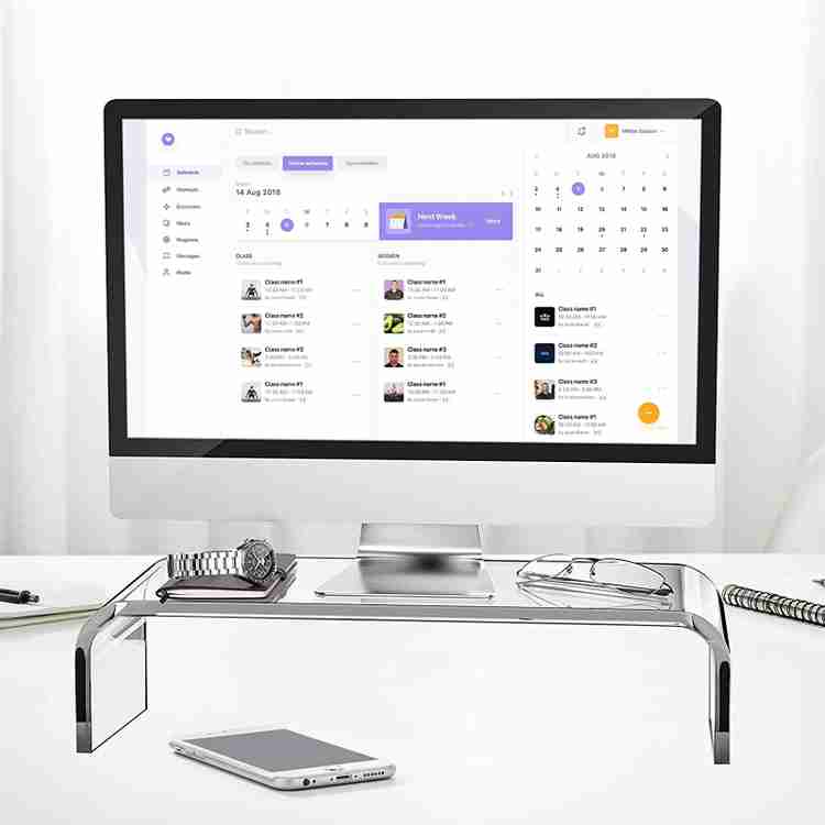Acrylic computer stand for bed deals