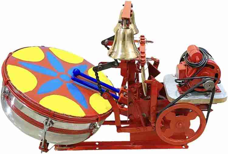 Rose Petals automatic aarti nagara machine for temples 16 inch
