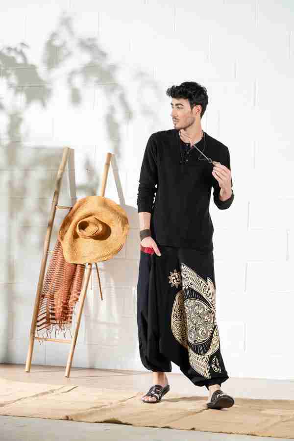 The Veshti Company Printed Cotton Men Harem Pants - Buy The Veshti Company  Printed Cotton Men Harem Pants Online at Best Prices in India