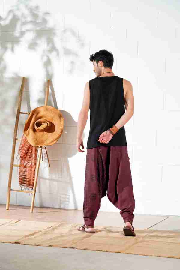 The Veshti Company Printed Cotton Men Harem Pants - Buy The Veshti