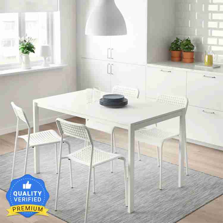 IKEA ADDE CHAIR Polypropylene Plastic Steel Epoxy Polyester