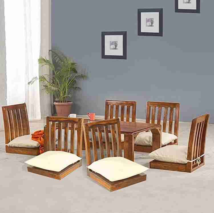 Low floor dining table set sale