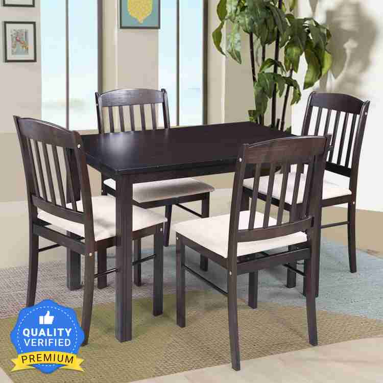 Royal oak dining table set sale with 4 chairs